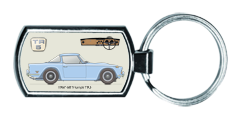 Triumph TR5 1967-68 (Hard Top) Keyring 4